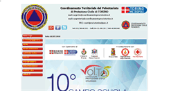 Desktop Screenshot of coordinamentoprocivtorino.it